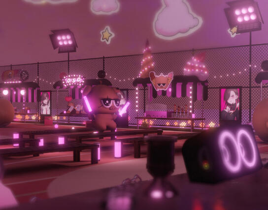 Vtuber stage world